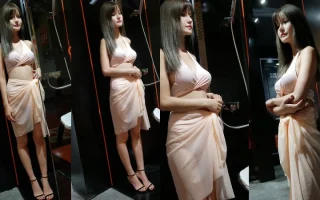 [饭拍]某品牌卫浴展粉色内衣模特48秒